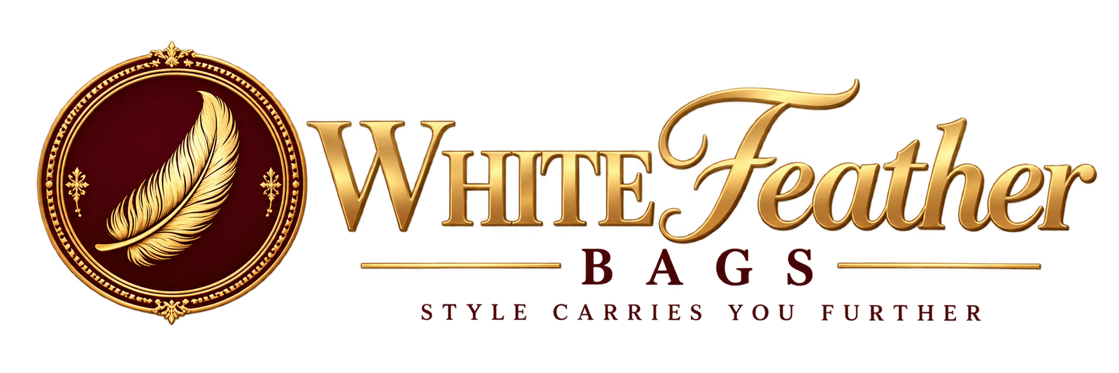 White Feather Bags